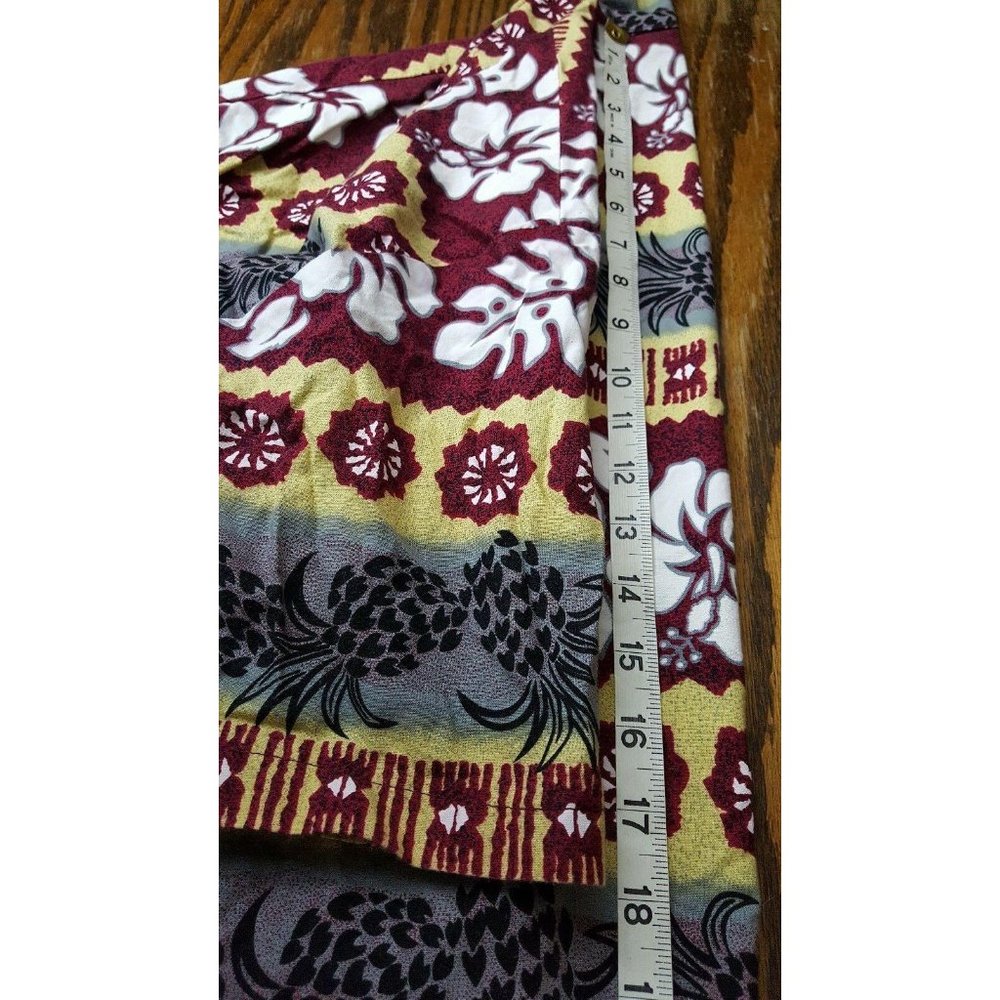 VTG Griz Hawaiian Shirt Mens XL Pineapple Floral - Picture 7 of 9